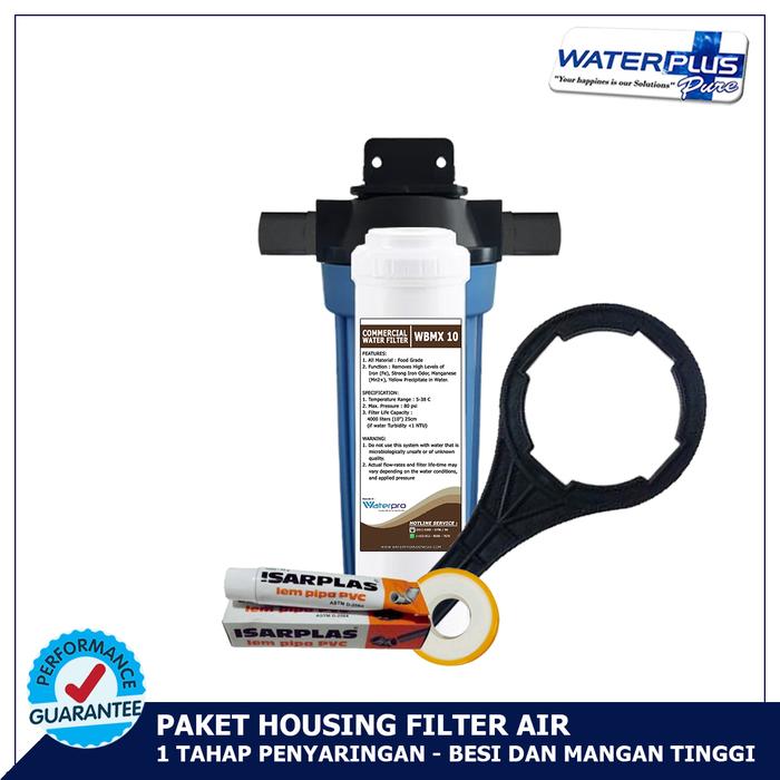 Paket Fitler Air Bersih Housing 10 Inch Waterpro