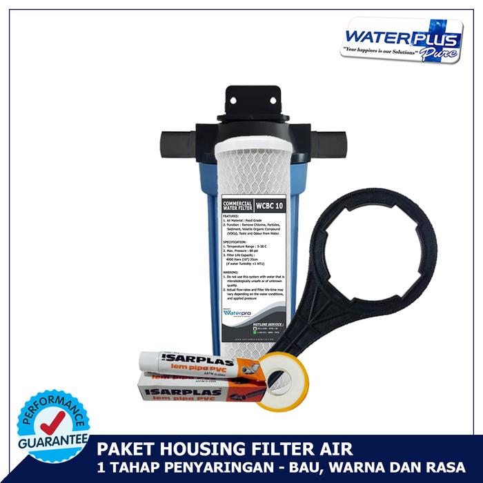 Paket Fitler Air Bersih Housing 10 Inch Waterpro