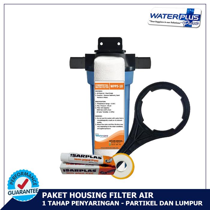 Paket Fitler Air Bersih Housing 10 Inch Waterpro