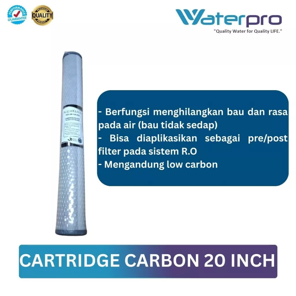 Paket Komplit Filter Air Bersih Pleated Membran PF-5 dengan Housing 20 inch