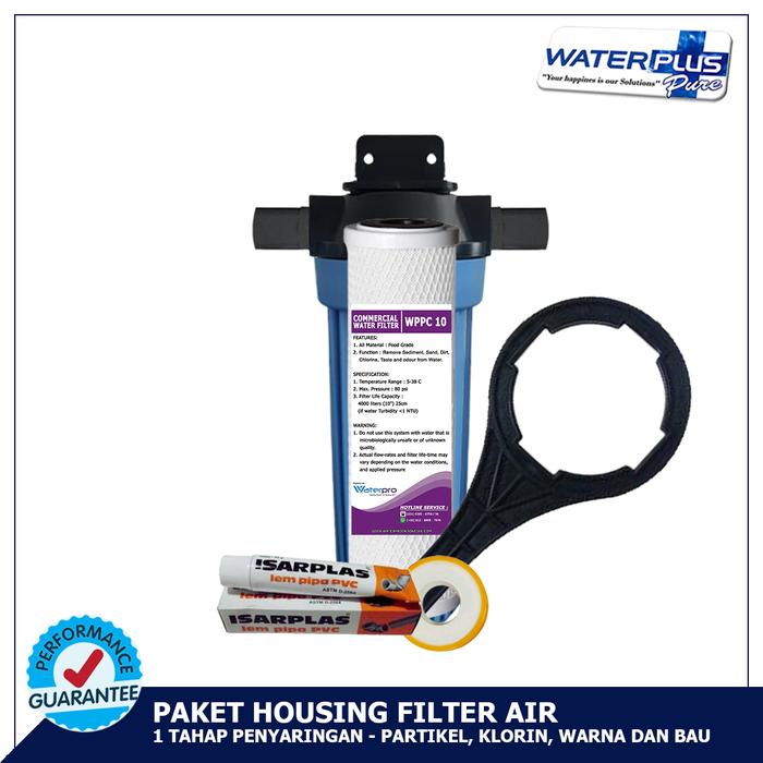 Paket Fitler Air Bersih Housing 10 Inch Waterpro