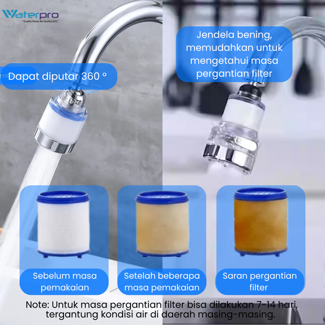 Filter Air Kran Fleksibel 360° WFK-32 Waterpro