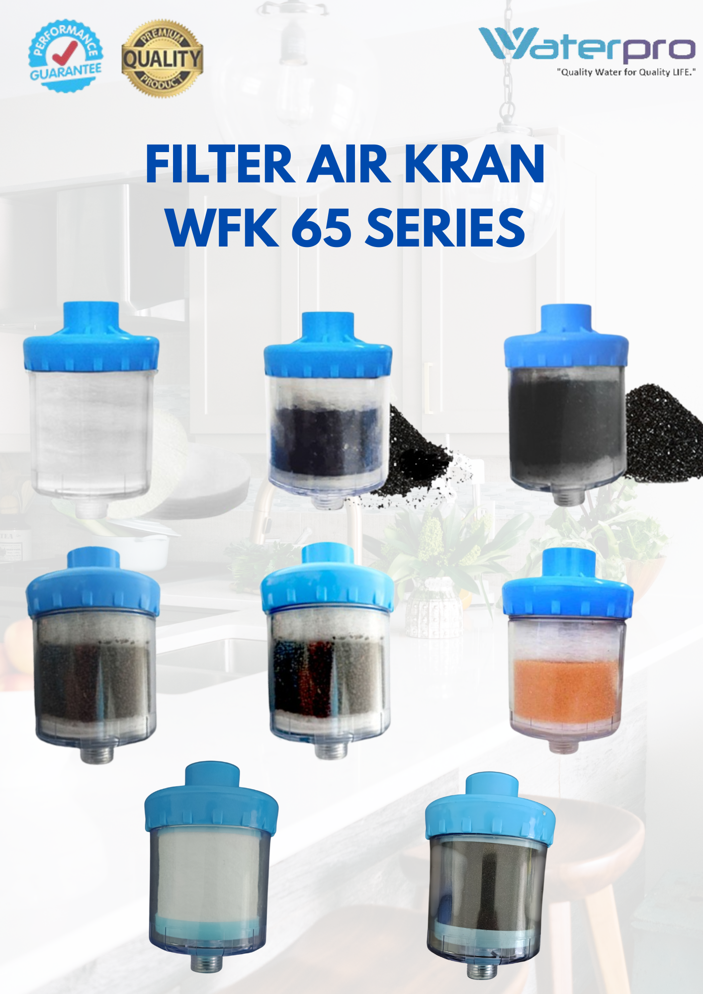 Filter Air Kran WFK 65 Sedimen dan Carbon (SCB) Waterpro